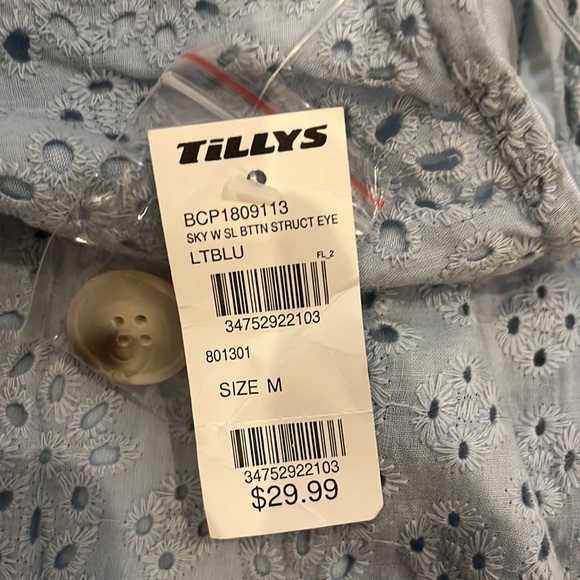 Baby blue summer romper - Picture 4 of 4